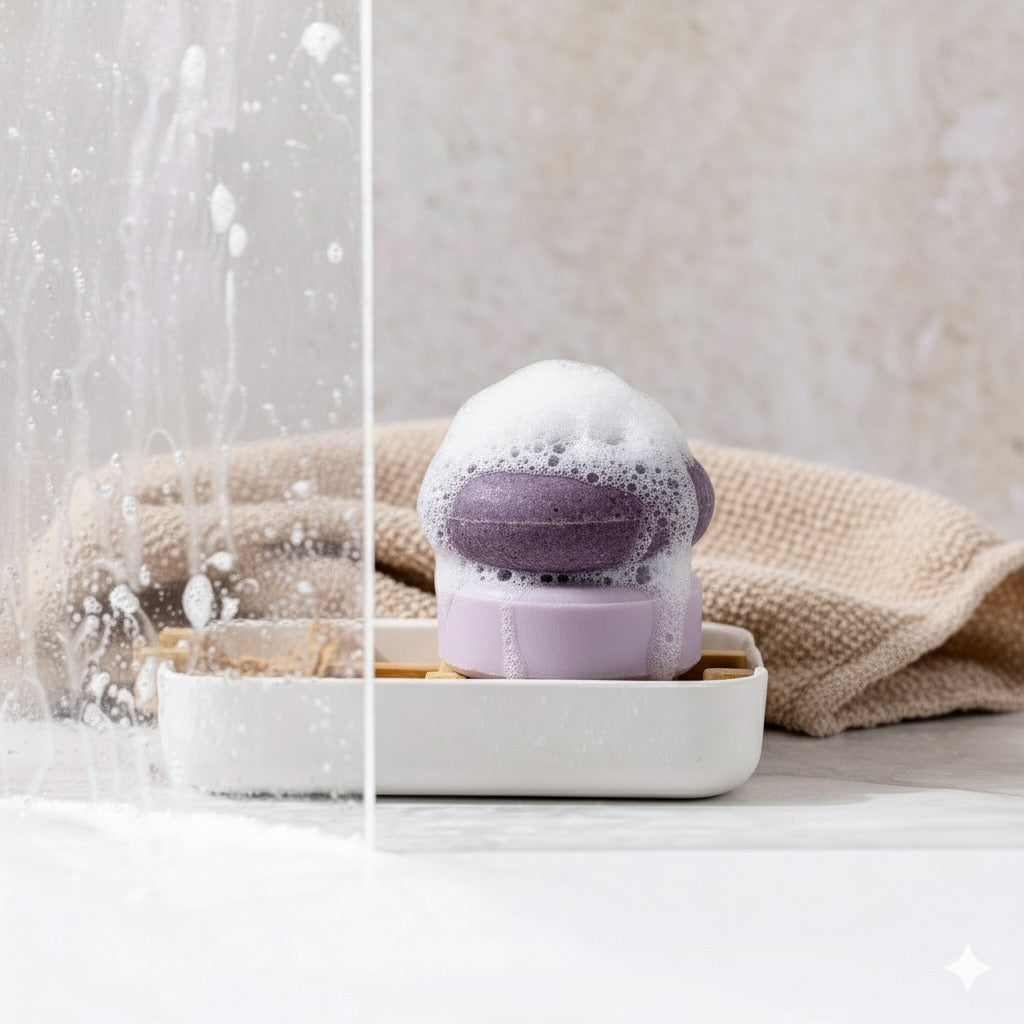 Szampon W Kostce Dla Dojrzałych Włosów - Purpurowa Bryza