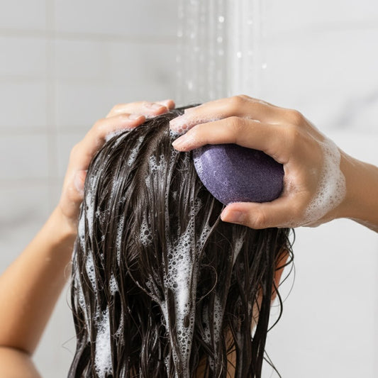 Szampon W Kostce Dla Dojrzałych Włosów - Purpurowa Bryza